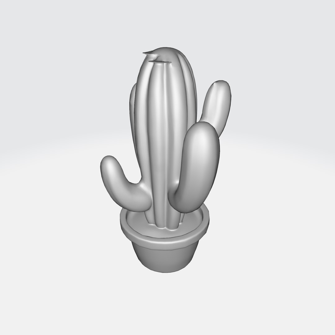Vibrant Cactus In Terracotta Pot 3D Model - TurboSquid 2276156