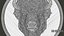 Bison Face Bas-relief Animal Sculpture 3D model