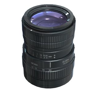 3d lens sigma af 55-200mm model