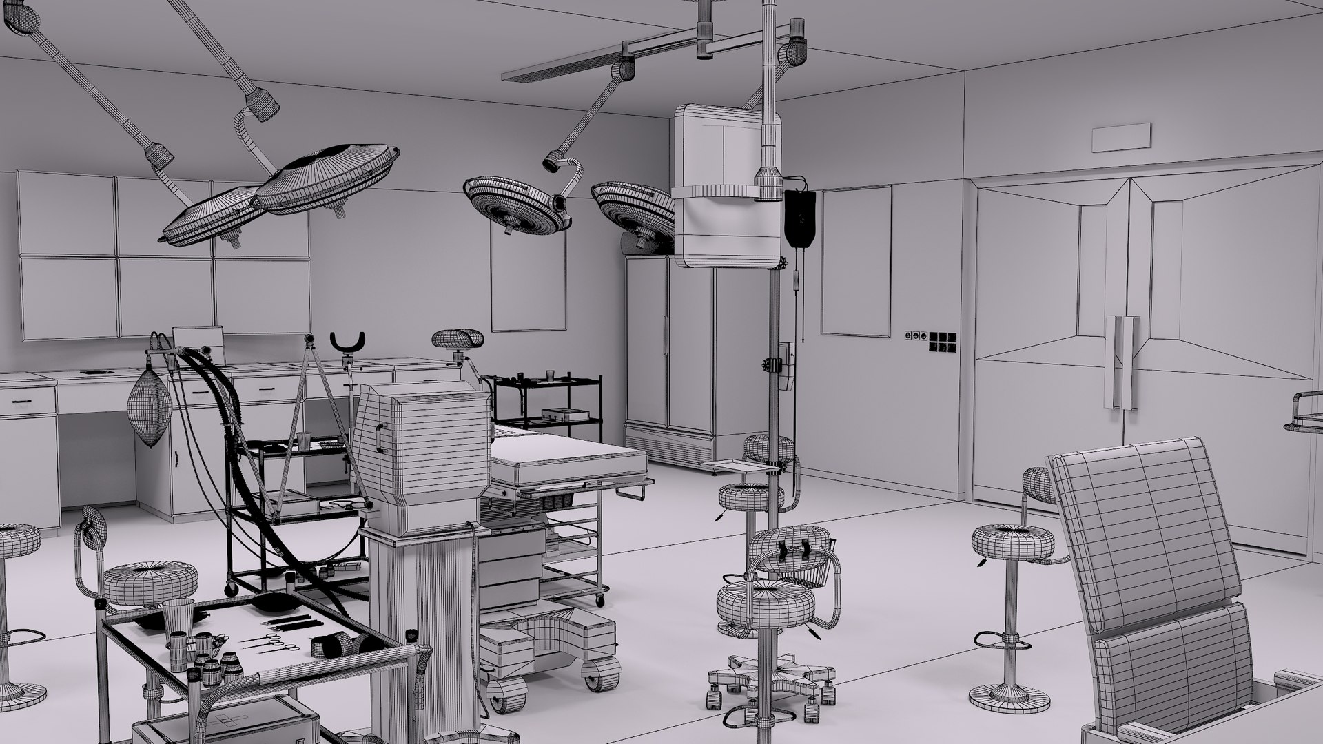 3D Gynecology Room Model - TurboSquid 1967798