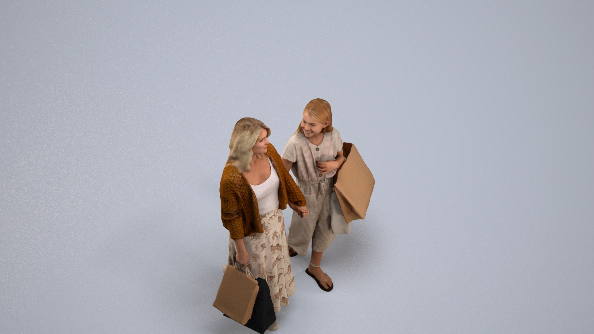 00451Kyrsten003 - Adult Caucasian Woman Shopping With Bag In Autumn Or ...