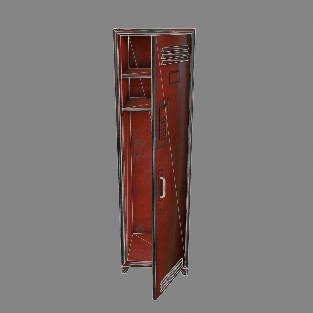 3D Locker Model - TurboSquid 1303595
