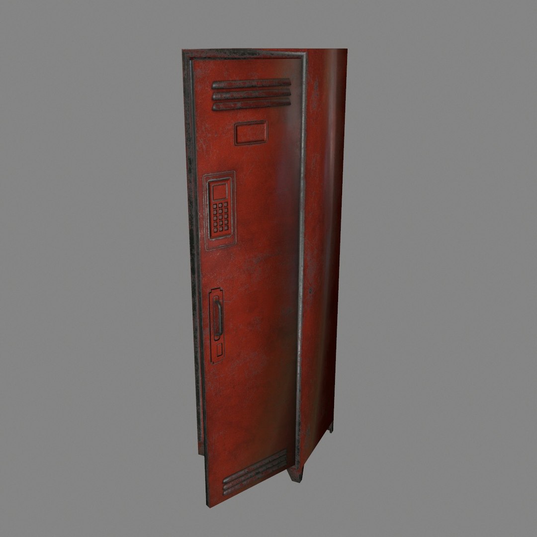 3D Locker Model - TurboSquid 1303595