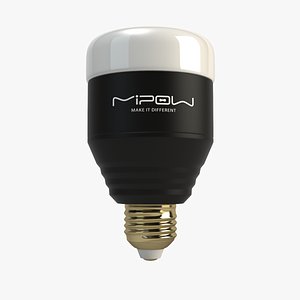 3d mipow smart led lightbulb model