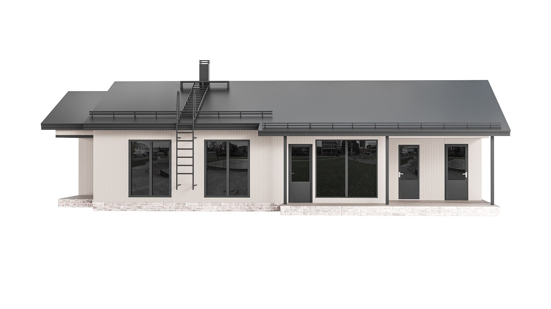 3D Model Home Design 22 For Exterior - TurboSquid 2395851