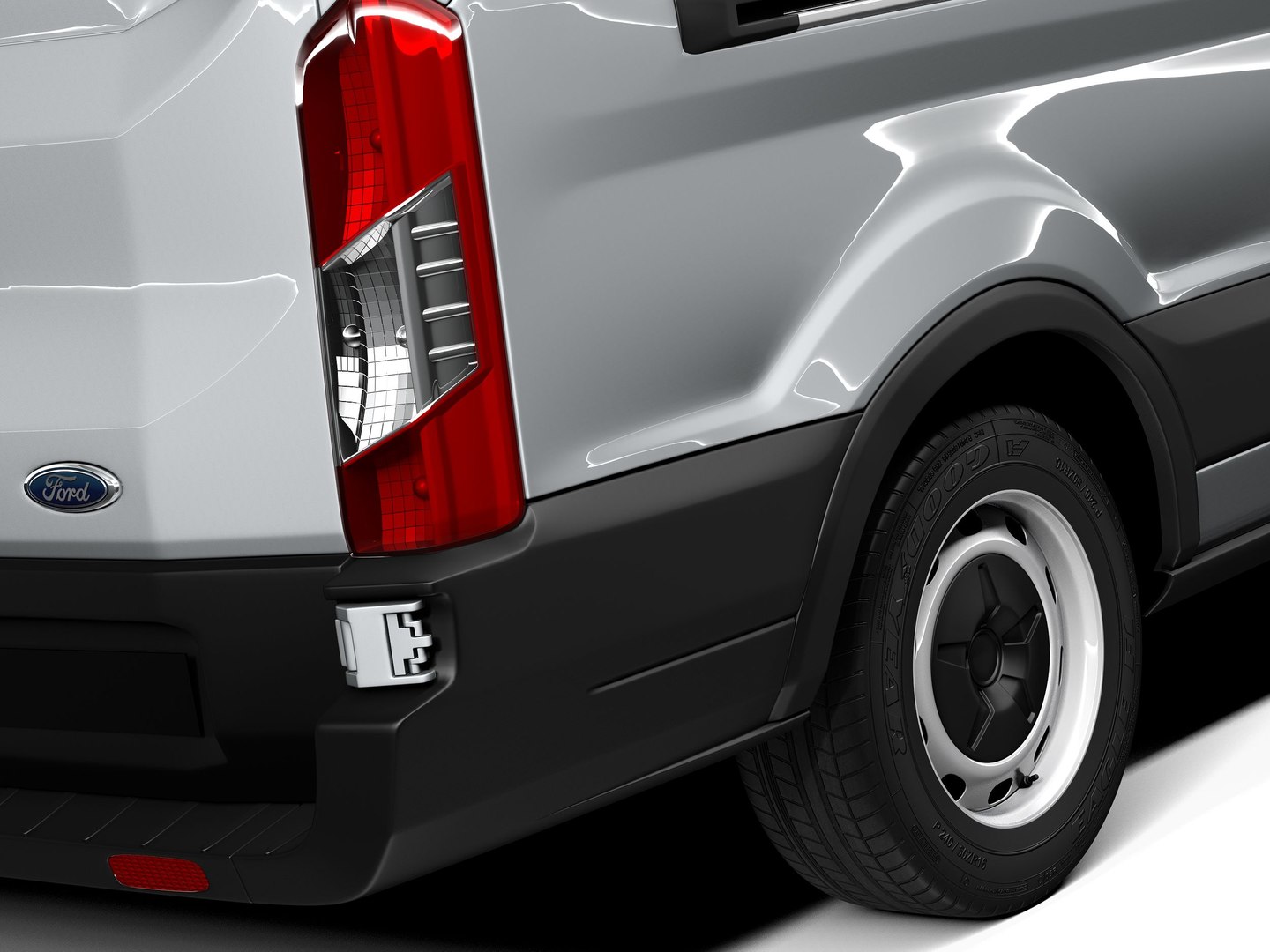 3D Ford Transit Low Roof LWB 2020 - TurboSquid 2224266