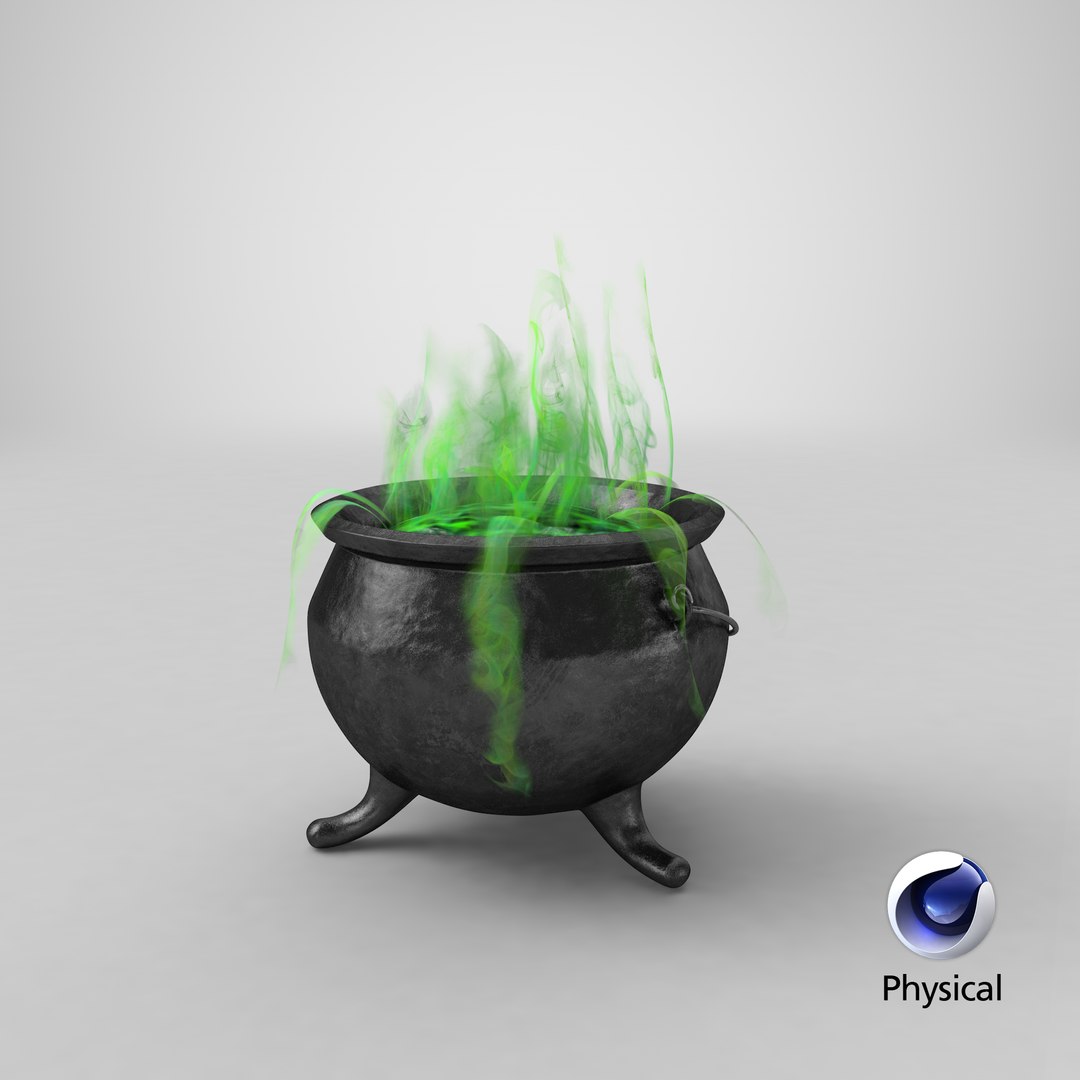 3D Model Witches Cauldron TurboSquid 2109424 Stemcell Cinema 4d Physical Render