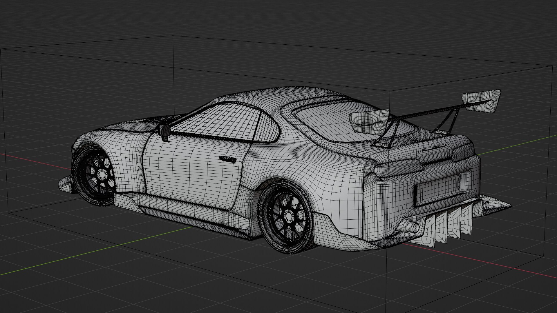 Toyota Supra MK4 Drift Tune - 3D Model by Naudaff3D