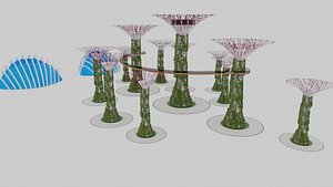 Gardens By The Bay Full with Sky Walk and Flower Dome and Cloud Forest