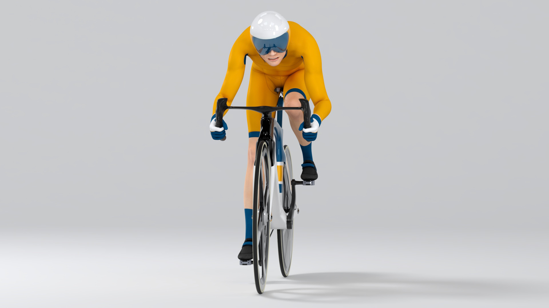 Track Cyclist Animated HQ Standard License 3D Model - TurboSquid 2469385