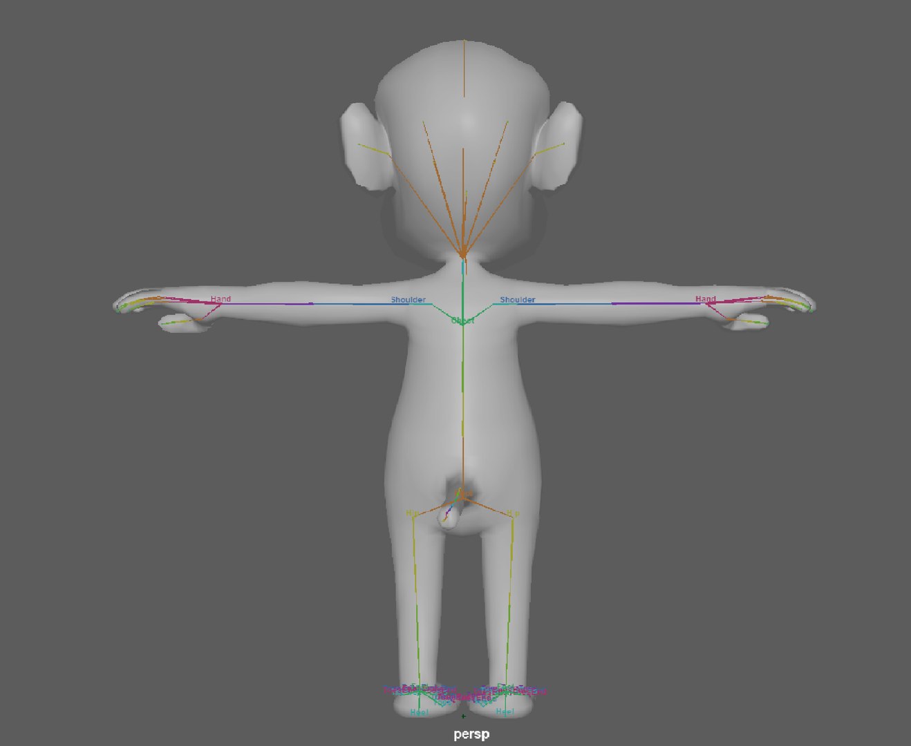 Cartoon Monkey Rig 3D Model - TurboSquid 1971708