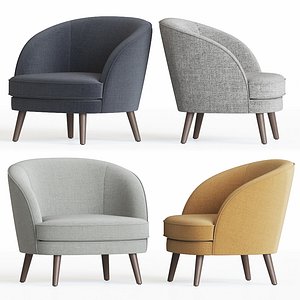 accent chair gertie 3D