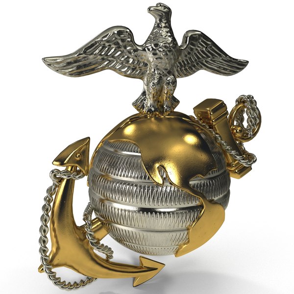 usmc emblem 3d model