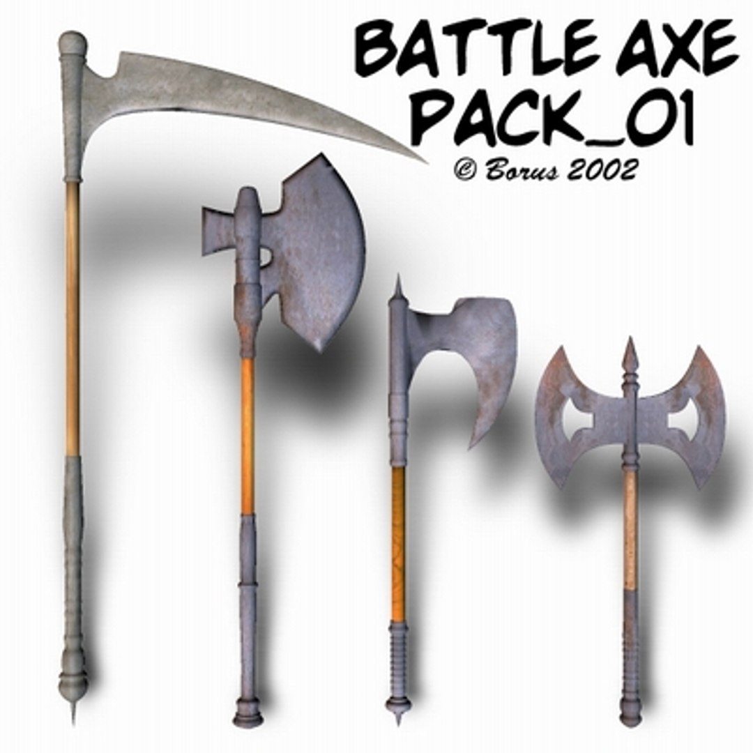 Poser Axe Props Wavefront