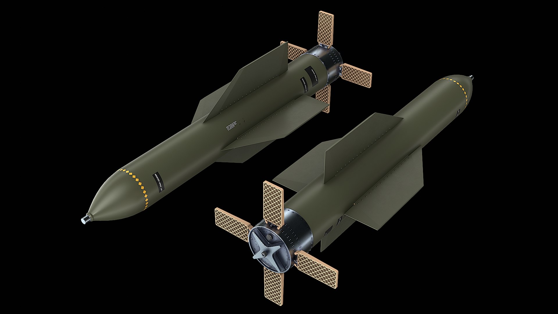 GBU-57 Bunker Buster Bomb 3D Model - TurboSquid 2422857