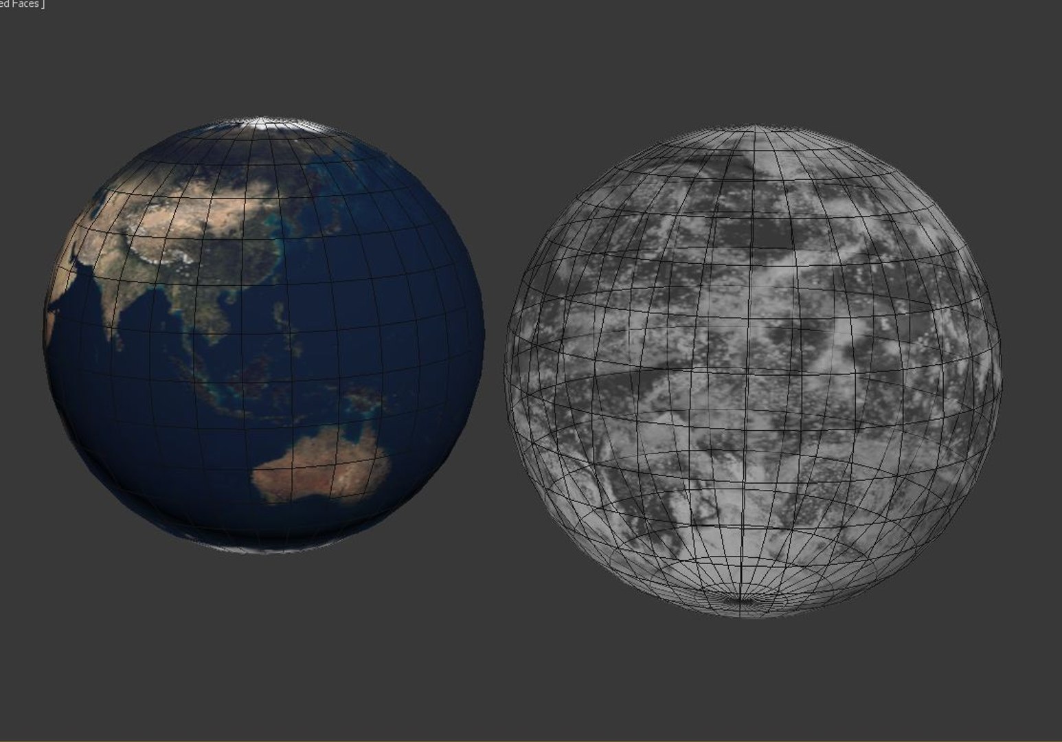 3d Earth Clouds Model