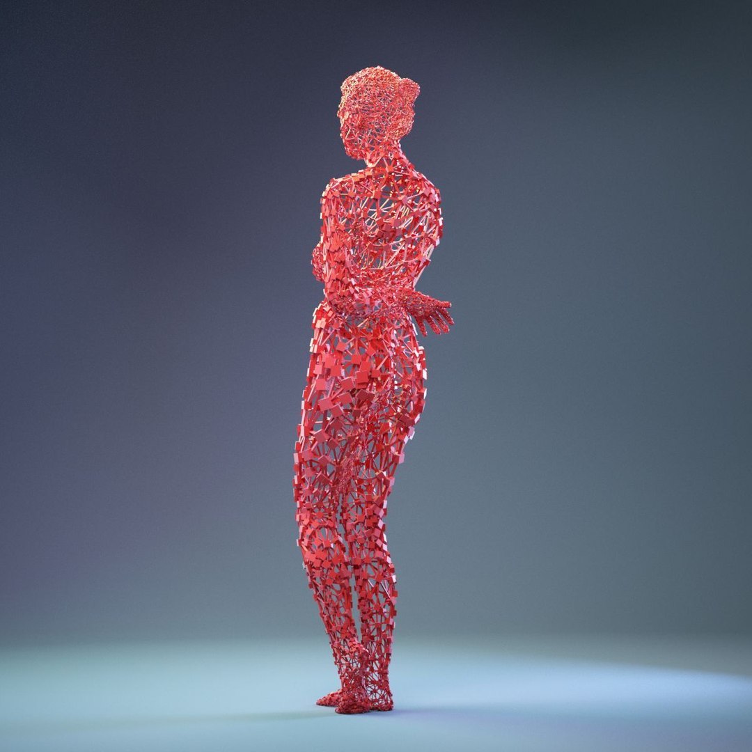 Abstract cubist model - TurboSquid 1399537