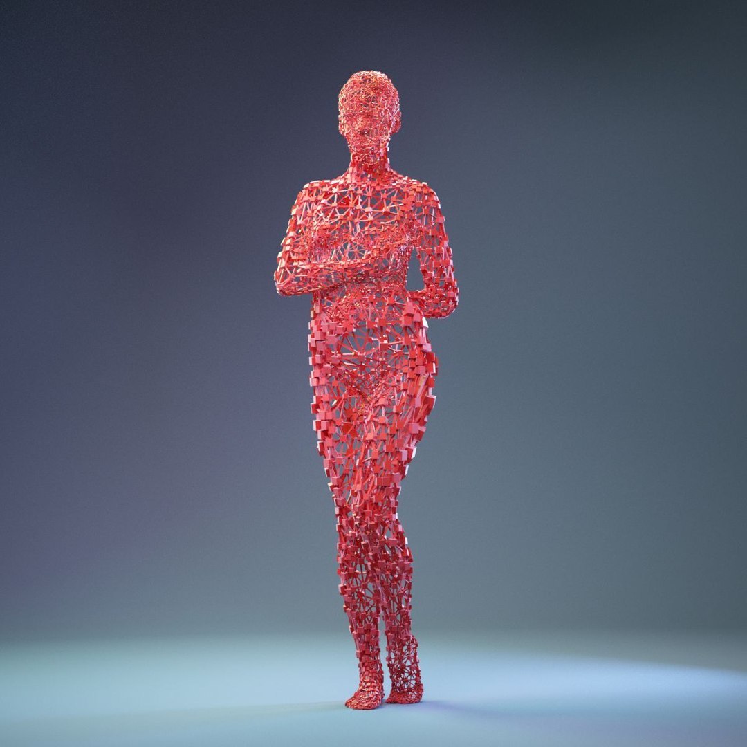 Abstract cubist model - TurboSquid 1399537