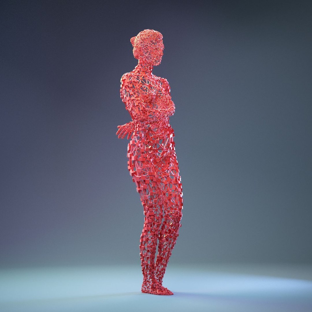 Abstract cubist model - TurboSquid 1399537