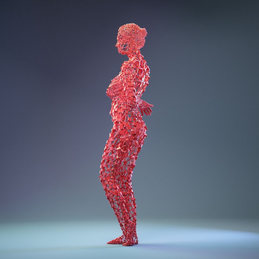 Abstract cubist model - TurboSquid 1399537