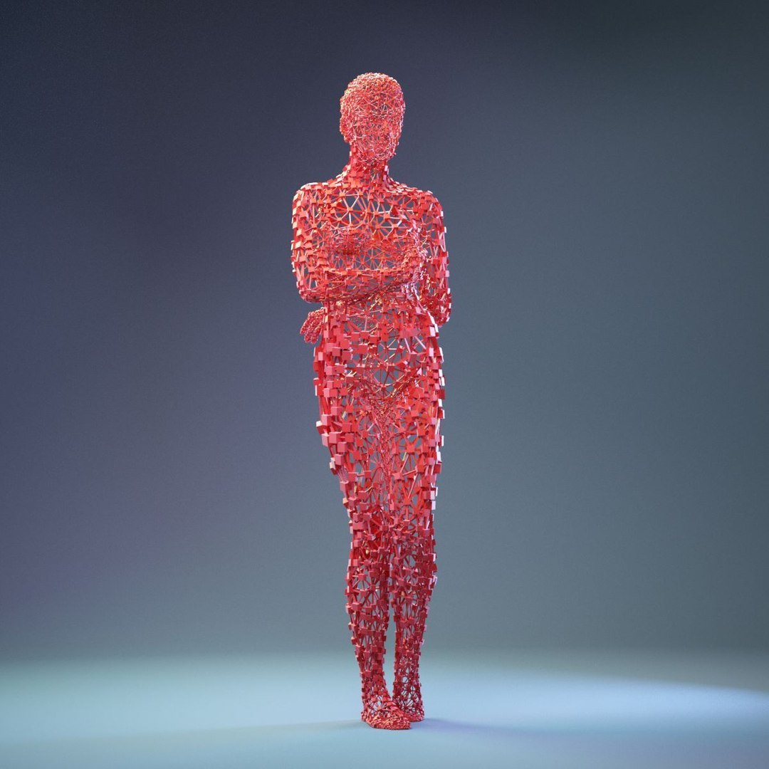 Abstract cubist model - TurboSquid 1399537