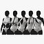 5 female leotard