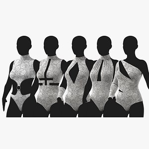 5 female leotard