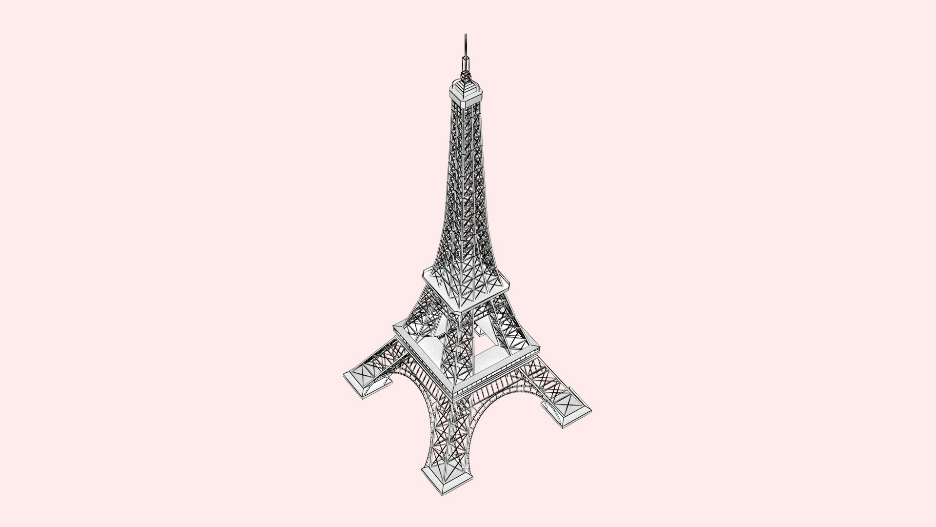 3D model Eiffel Tower day and night - TurboSquid 2101418