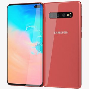 3D model realistic samsung galaxy s10