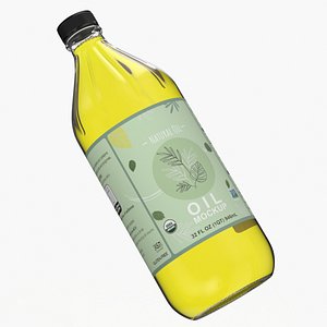 Oil Bottle Mock Up