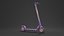 Sharing Electric Scooter High and Low Poly PBR