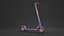 Sharing Electric Scooter High and Low Poly PBR