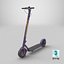 Sharing Electric Scooter High and Low Poly PBR