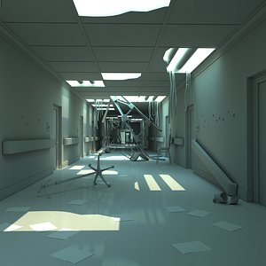 DamagedHallwayWhite