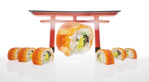 Sushi Philadelphia classic realistic set