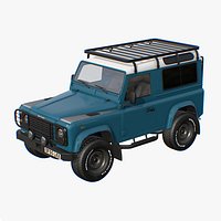 Realistic Land Rover Defender 90