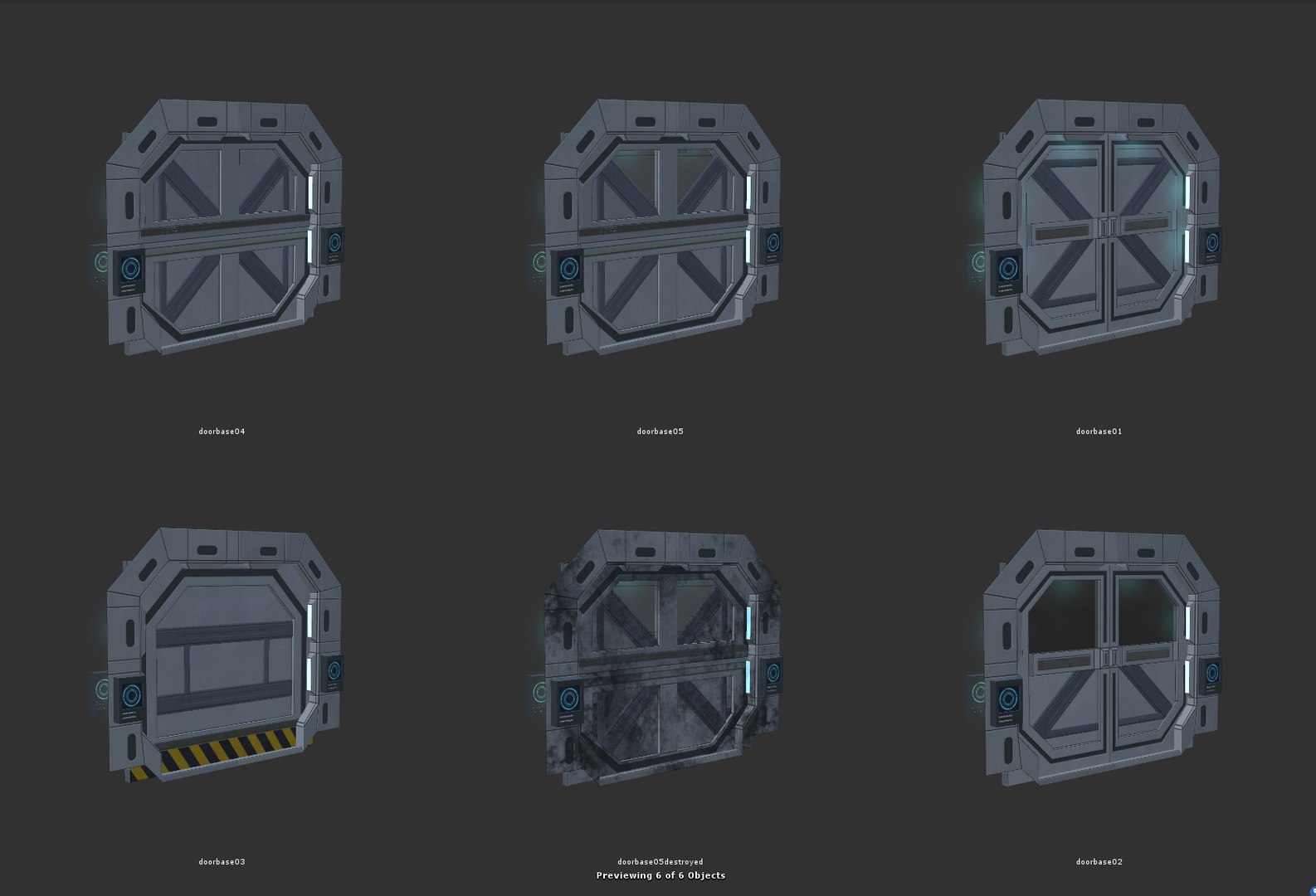 Module Corridor Set Model - TurboSquid 1264709