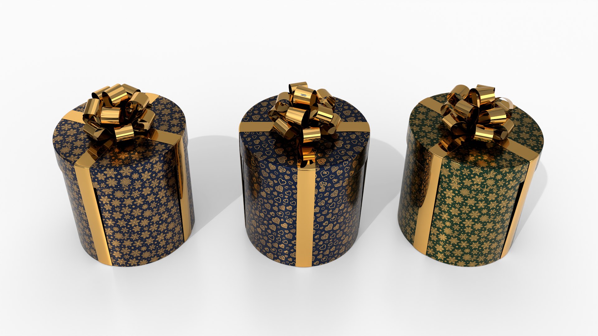 Gift Boxes - Round and Hexagon Trio with Glossy Ribbon Rosette 3D https://p.turbosquid.com/ts-thumb/wq/nhzipB/MU/a6/png/1772847766/1920x1080/fit_q87/3f60e6840bf035b41304b54ee177815f64d4a03a/a6.jpg