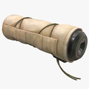 Silencer with Beige Cover