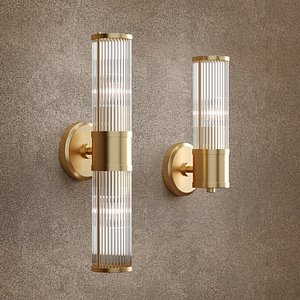 Double and single wall lamps