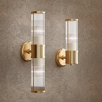 Double and single wall lamps