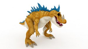3D Cartoon dragon model