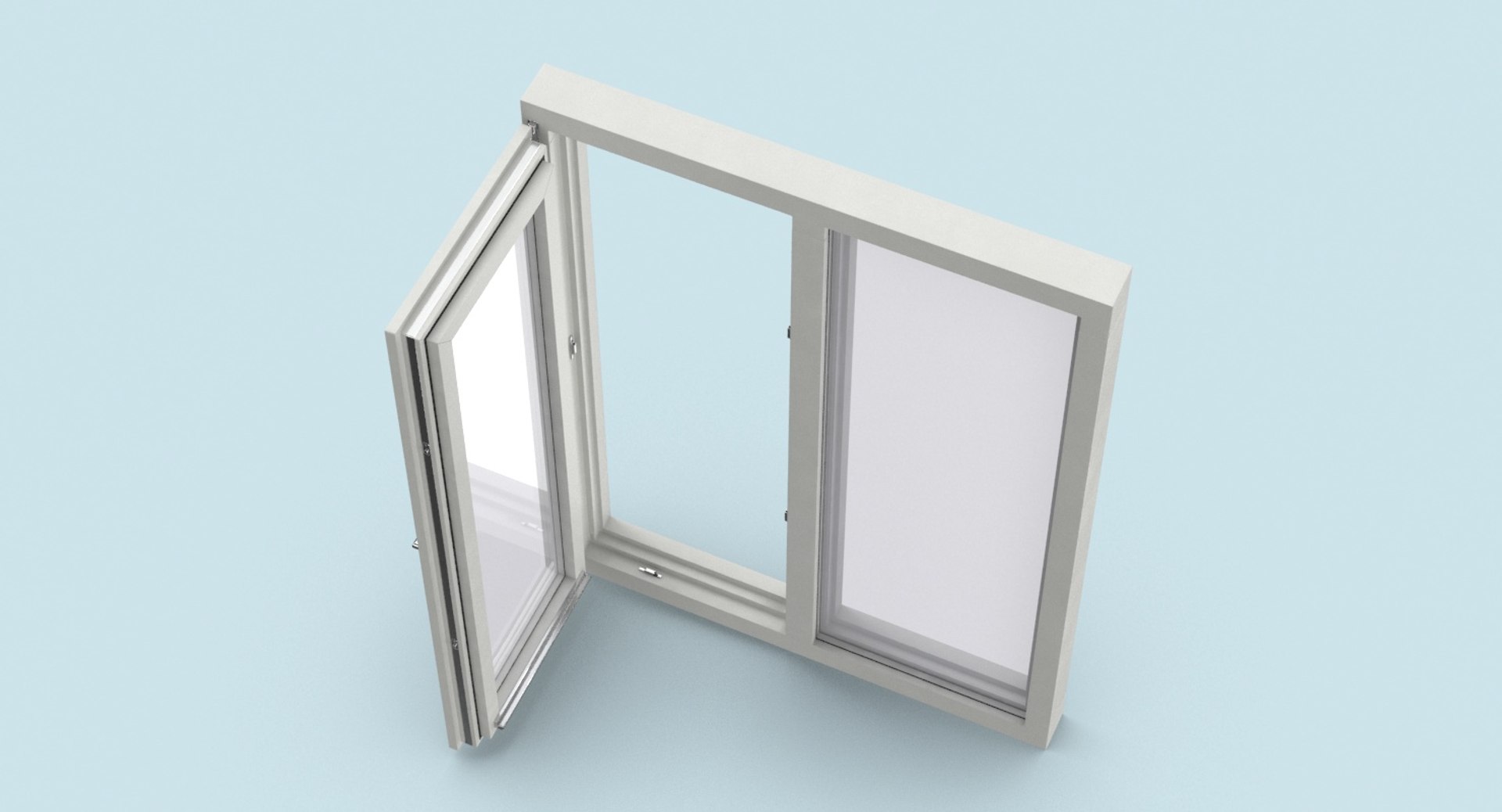 Standard-windows---window-1-open 3D - TurboSquid 1246412