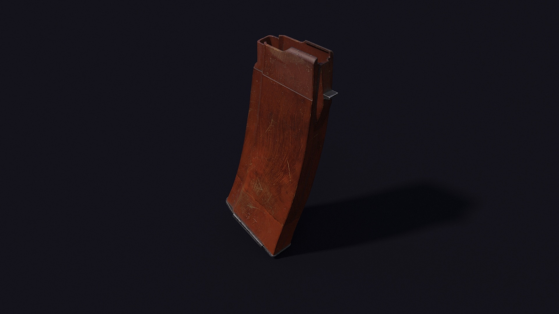 3D Gun Magazine Bakelite Old Red AK47 762x39 Rifle Model - TurboSquid ...