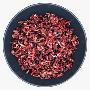 Cooked red rice