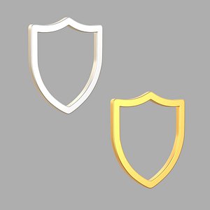Shield Symbol collection 3D model