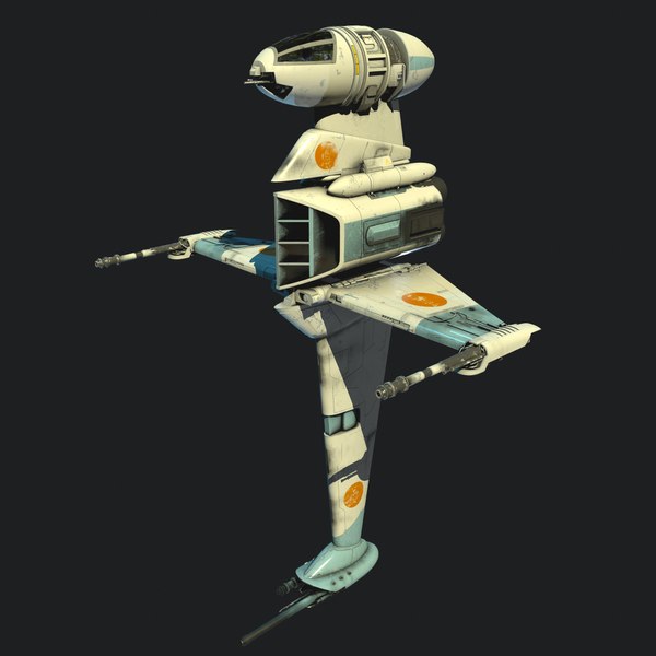 B Wing Star Wars 3D Model - TurboSquid 1838710