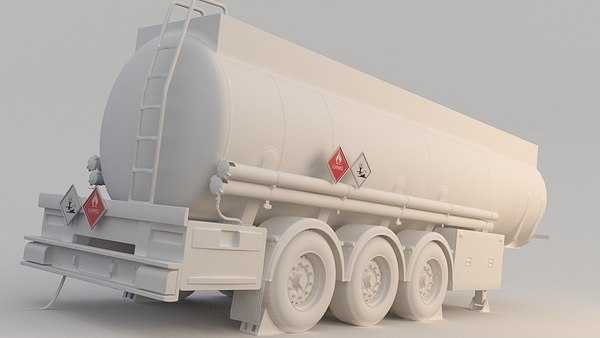 fuel tank trailer 3D model