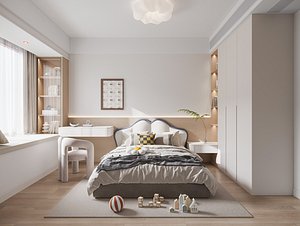 Modern Children  Room 3D model