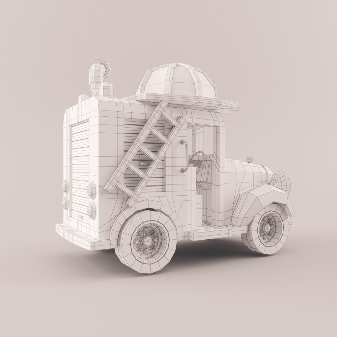 3d Model Of Kiddie Ride Truck